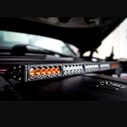 30" X6S Slim Amber/White 150W LED Light Bar & Harness