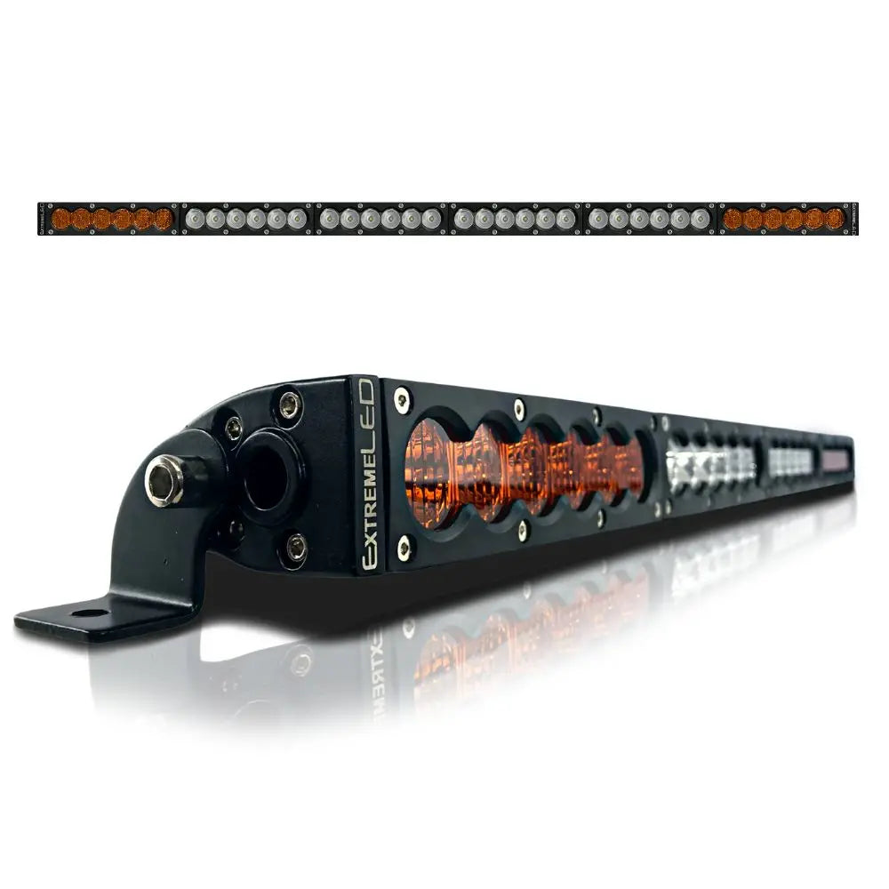 38" X6S Slim Amber/White 180W LED Light Bar & Harness