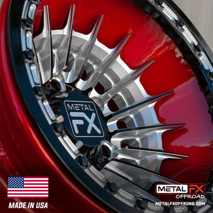 Metal FX Offroad Mobster 6R Forged 3-Piece Beadlock UTV Wheel