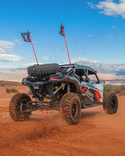 Elektric Offroad 2017+ Can Am Maverick X3 Volt Billet Radius Rods Anodized Black RS 72In Model Only