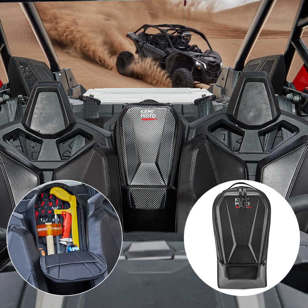 Can-Am Maverick X3 Navigation Storage Box and Holder & Storage Bag - KEMIMOTO