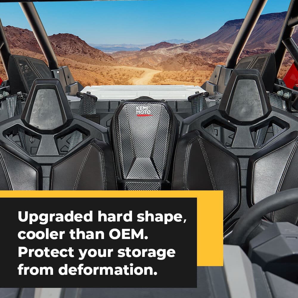 Can-Am Maverick X3 Navigation Storage Box and Holder & Storage Bag - KEMIMOTO
