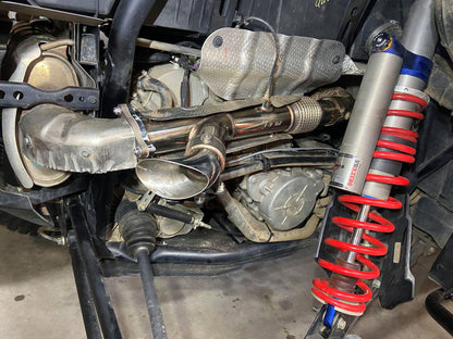 RPM RZR XPT Turbo Pro XP & Turbo R 2.5" Captains Choice Electric Side Dump E-Valve Exhaust