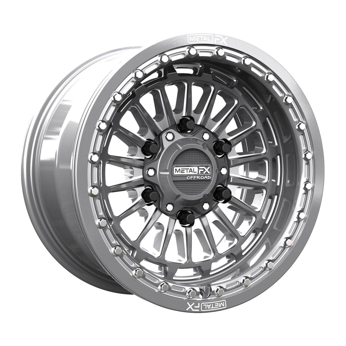 Metal FX Offroad Delta 6R Beadlock UTV wheel