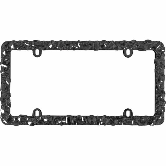 Dazzle License Plate Frame, Black
