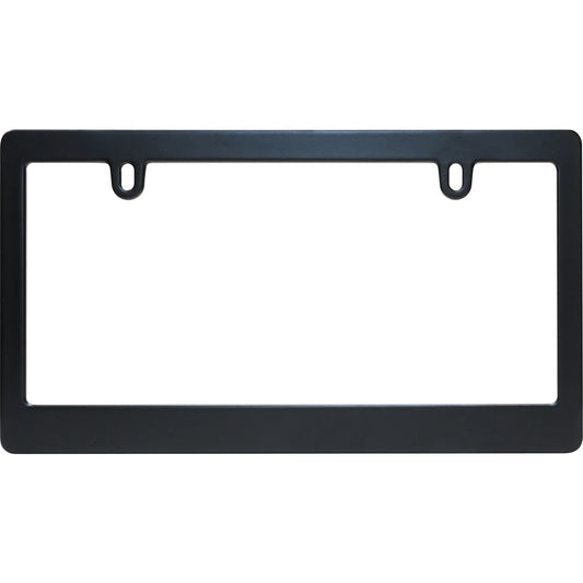 Aura License Plate Frame, Matte Black