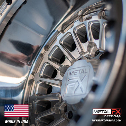 Metal FX Offroad Delta 6R Forged 3-Piece Beadlock UTV Wheel