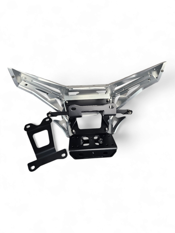 Elektric Offroad 2017+ Can Am X3 Maverick Billet Front Winch Bumper Anodized Clear