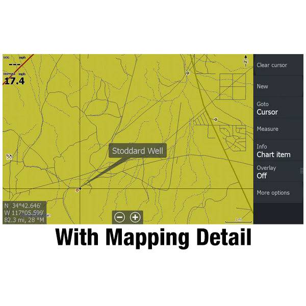PCI Western US Lowrance Map