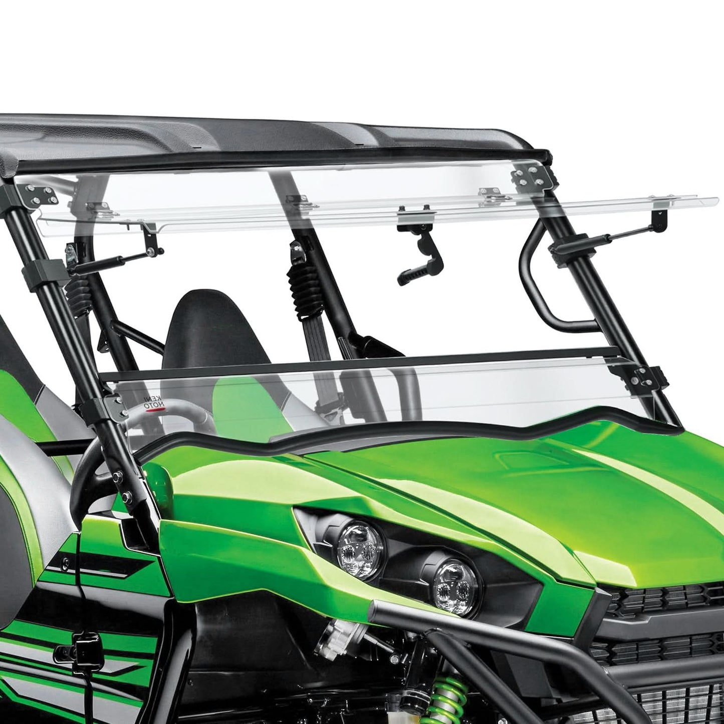 3-in-1 Flip Windshield For Kawasaki Teryx - Kemimoto