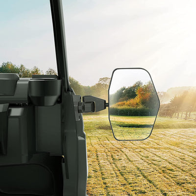 Side Mirrors Aluminum For Can Am Defender (one pair)