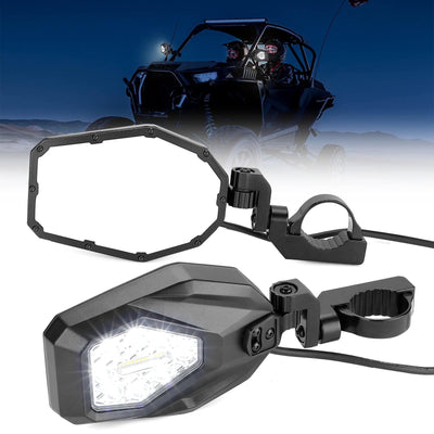 Mirrors with LED Turn Signal Lights(New Design) For Can-am Maverick X3 2017-2020