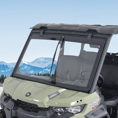 Can-Am Defender Glass Windshield with Manual Wipers (2016â€?026) - Kemimoto