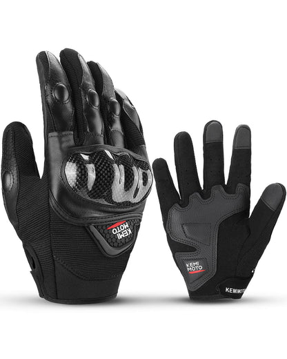 Motorcycle Riding Gloves (for Motorcross Motorbike ATV UTV) - KEMIMOTO