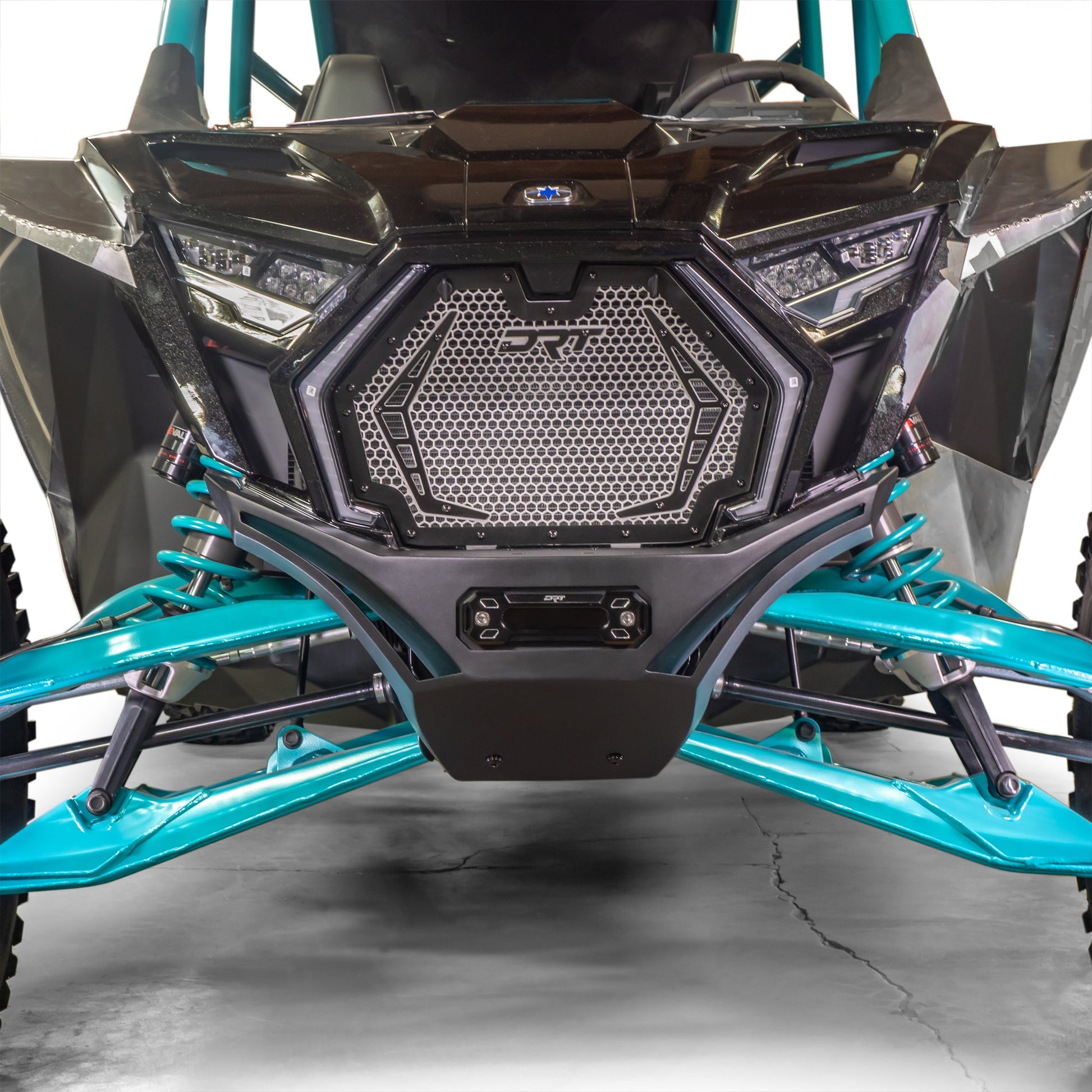 DRT Polaris RZR Pro R /Pro S/Turbo R 2022+ V2.0 Front Winch Bumper Low front view