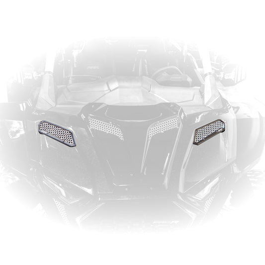 Billet Aluminum Front Fender Intake Mesh Kit for Polaris 2025+ RZR Pro XP/Pro S /Pro R