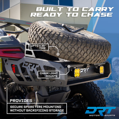 Desert Runner Fixed Tire Carrier For Polaris Pro XP, Turbo R, Pro S
