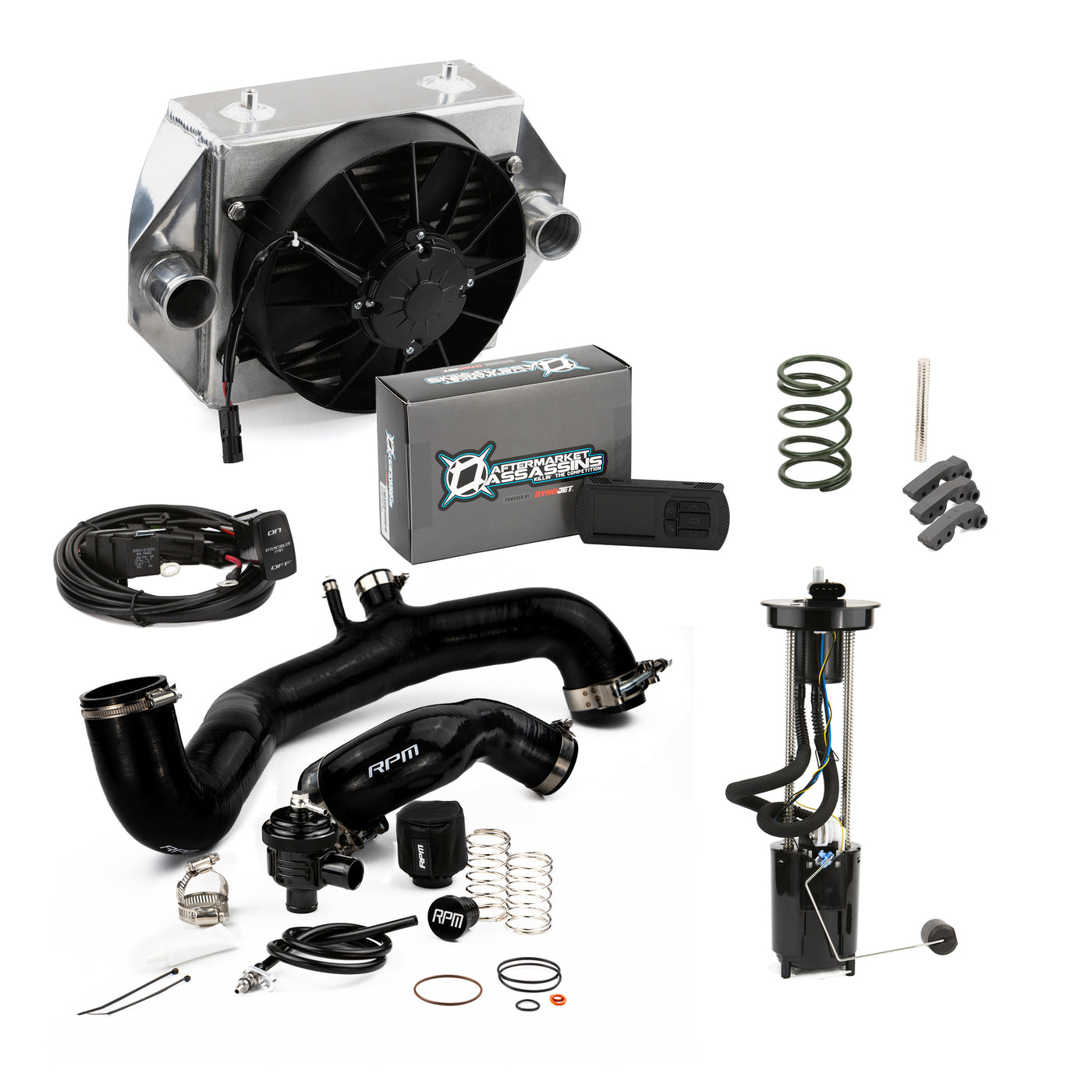 Rpm 17-19 X3 120Hp To 205Hp Complete Upgrade Kit X3 Big Core Intercooler Kit + Tuner