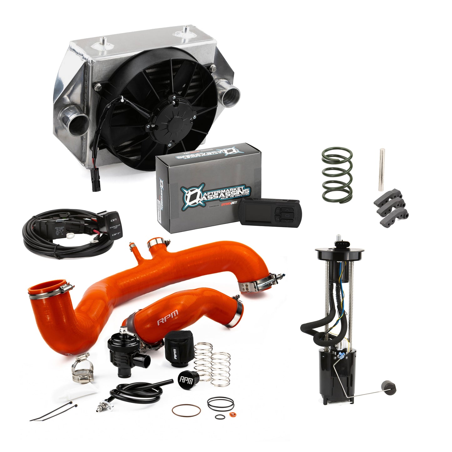 Rpm 17-19 X3 120Hp To 205Hp Complete Upgrade Kit X3 Big Core Intercooler Kit + Tuner