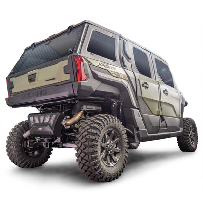 Full view of the Polaris Xpedition with the DRT Polaris 2024+ XPEDITION Exhaust Cover installed