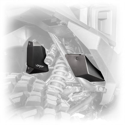 Underhood AC hose protection brackets for Polaris Xpedition