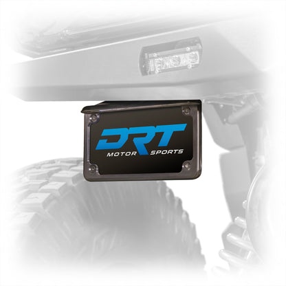 Polaris Xpedition license plate bracket laser-cut steel