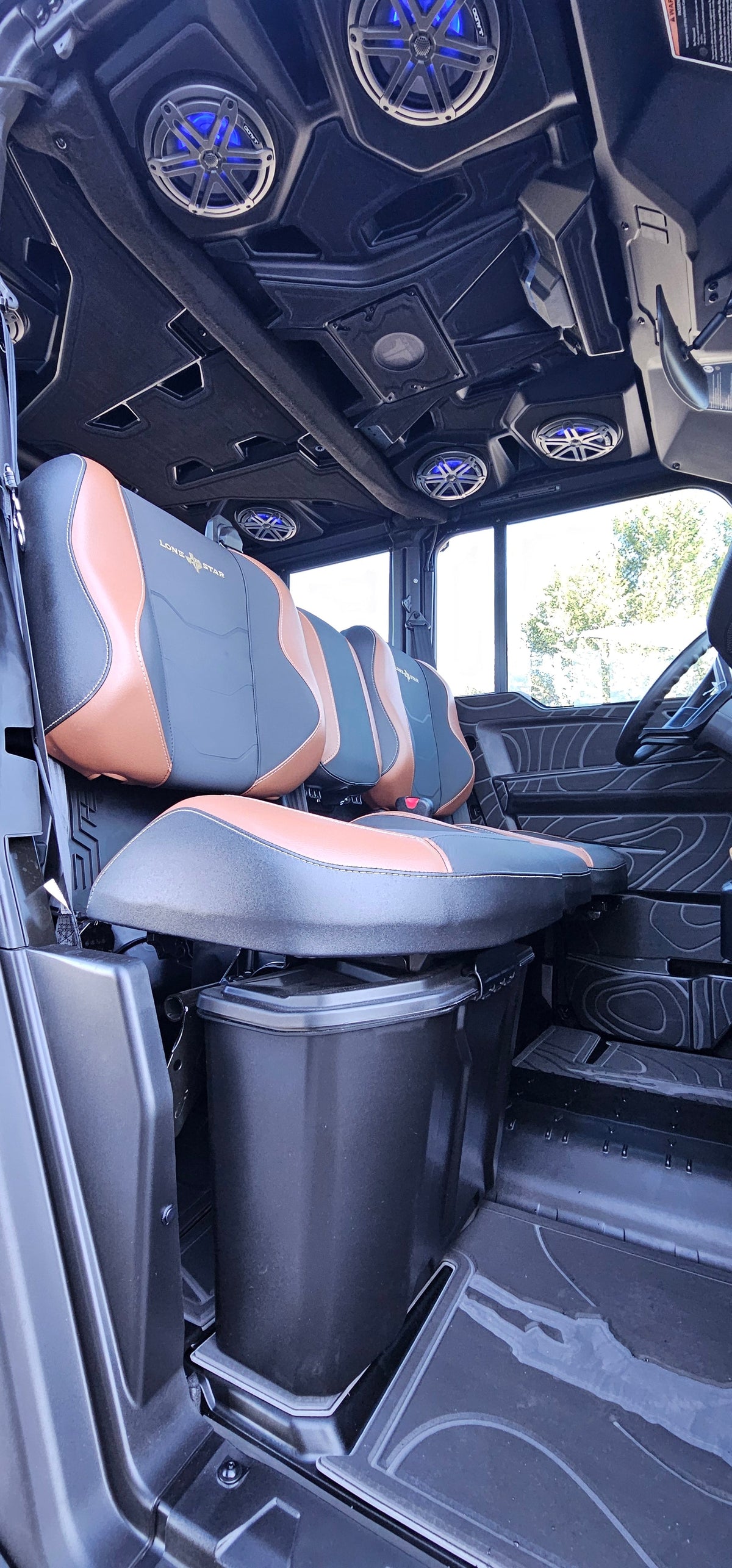 DKZ Custom Foam Interior Kit - Can-Am Defender Lone Star 4-Door - Build Your Own