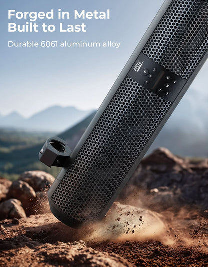 UTV Bluetooth Sound Bar â€?32" RGB Speaker, IP66 Waterproof 2025 | Fits 1"-2" Roll Bars on Polaris RZR, Can-Am, SxS, Golf Carts