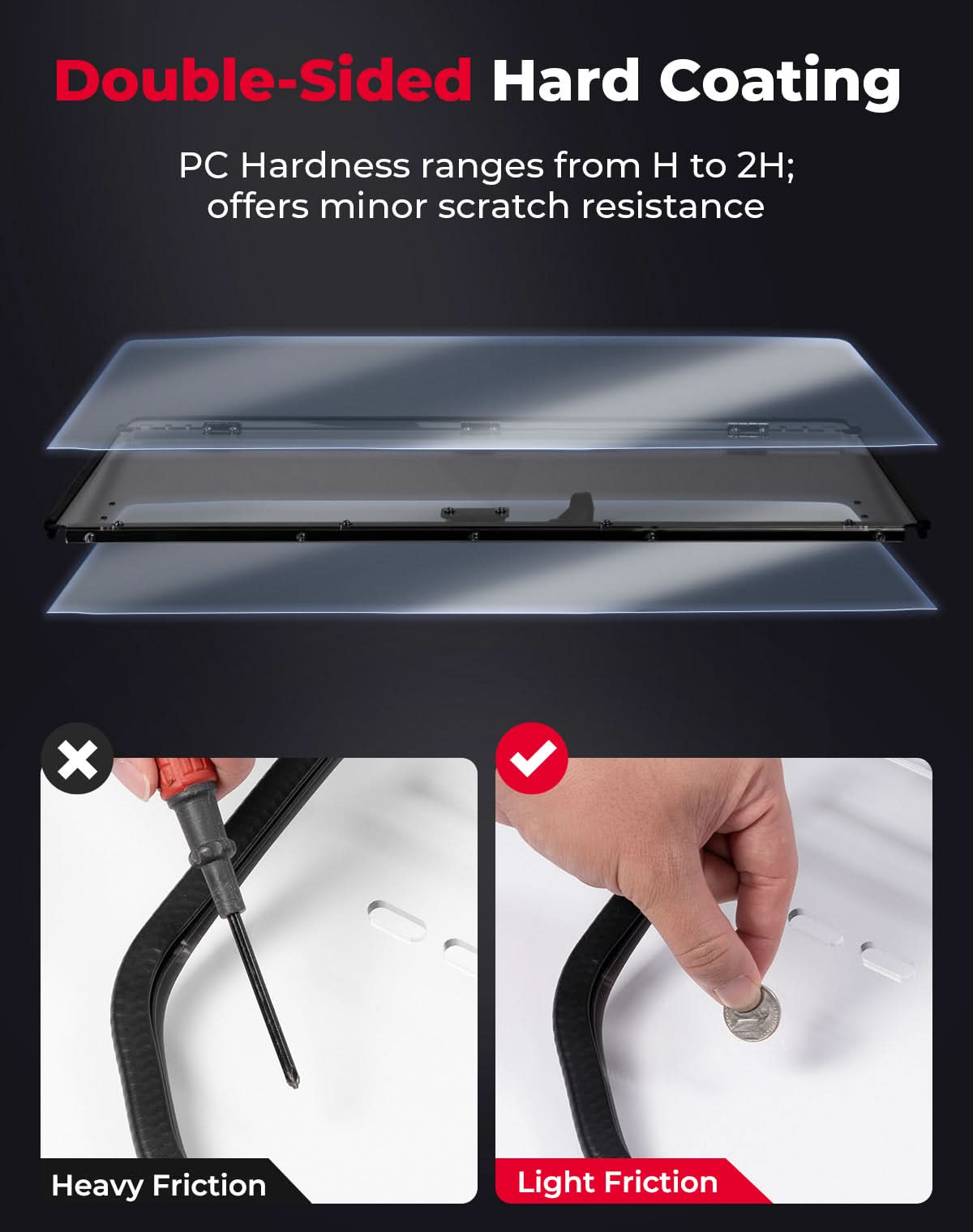 The details of Polaris RZR windshield