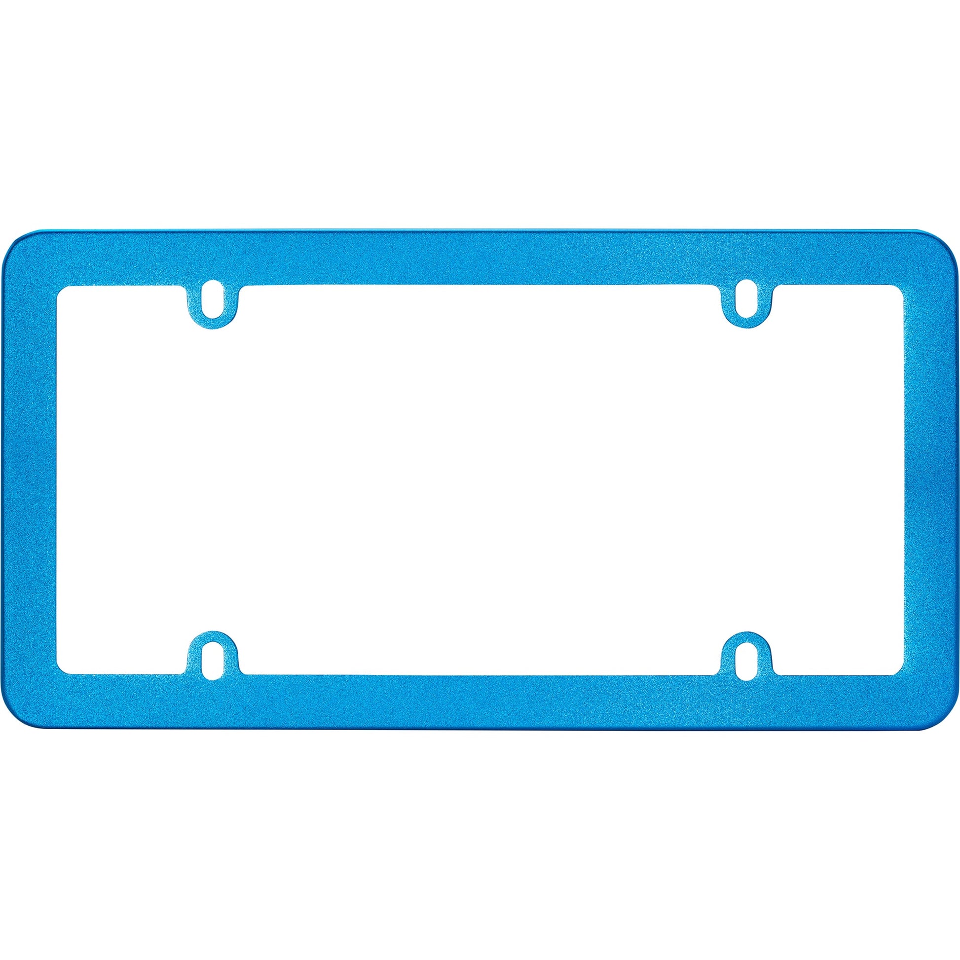 Anodized License Plate Frame, Blue
