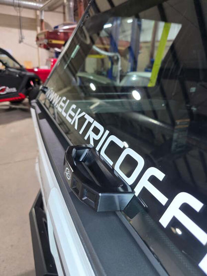 Elektric Offroad 2024+ Polaris Xpedition Rear Glass Handle Anodized Black