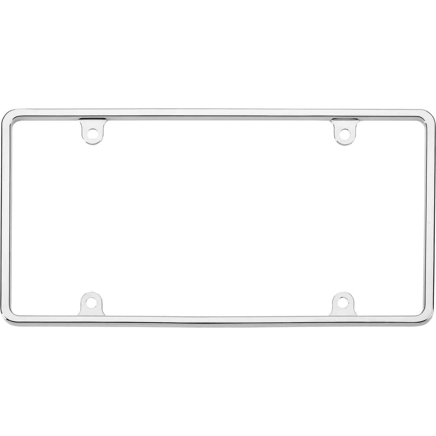 Slim Rim License Plate Frame, Chrome