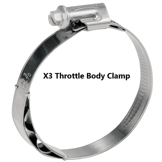 RPM Can-Am Maverick X3 Turbo R & RR Stainless Charge Tube Clamp Set