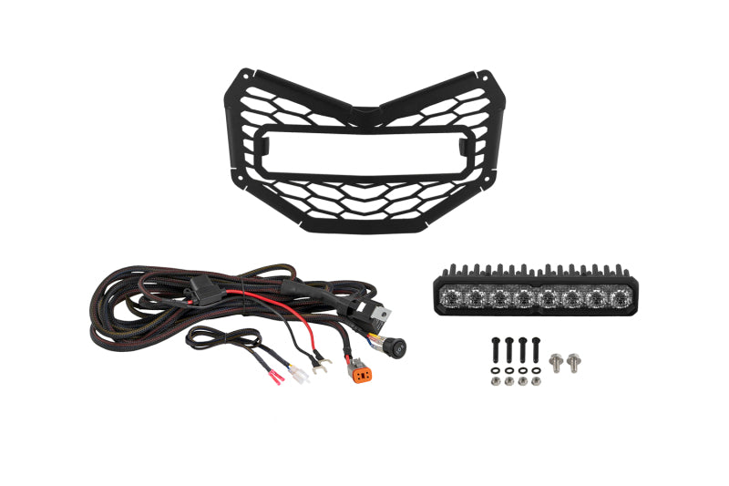 Diode Dynamics 17-26 Can Am Maverick X3 SS10 Grille Max White Combo
