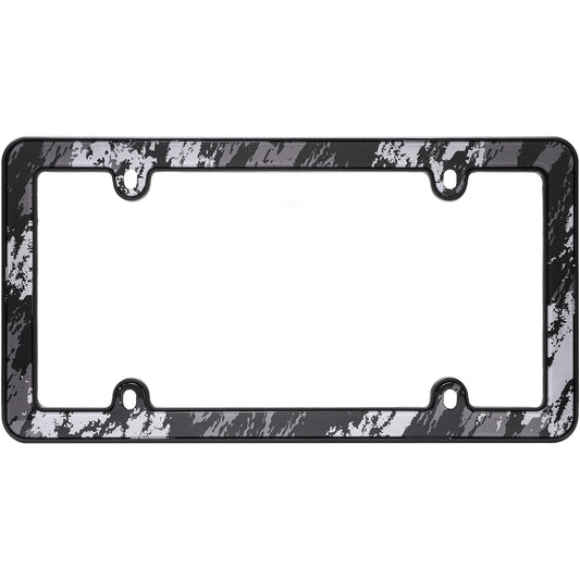 Ghostcamo License Plate Frame, Black/Gray