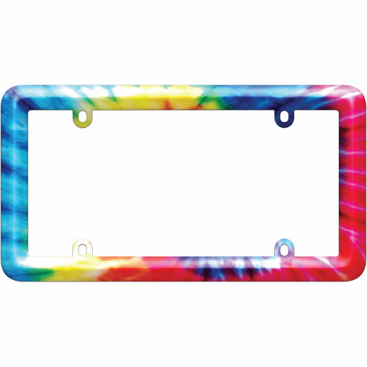 Tie Dye License Plate Frame