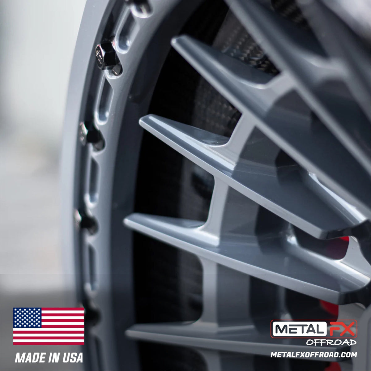 Metal FX Offroad Mobster 6R Forged 3-Piece Beadlock UTV Wheel