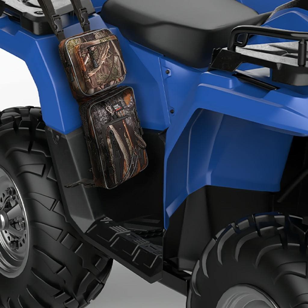 ATV Fender Bag, Rear Storage Bags Compatible with Sportsman Scrambler FourTrax Grizzly - KEMIMOTO