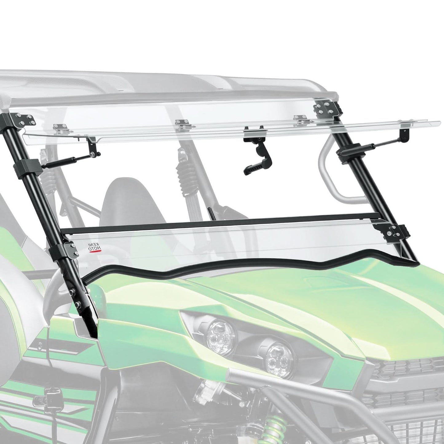 3-in-1 Flip Windshield For Kawasaki Teryx - Kemimoto