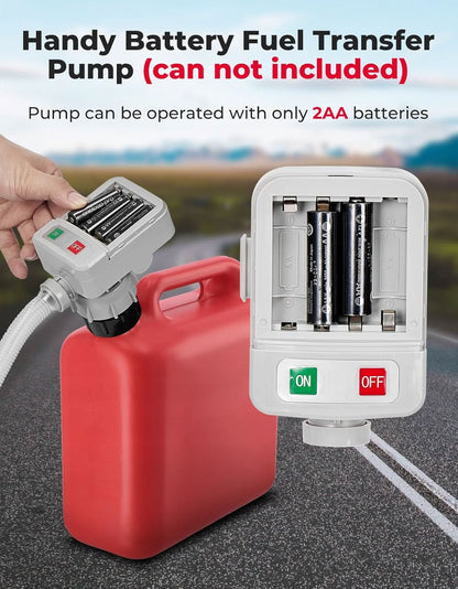 Fuel Transfer Pump with 35''/ 51'' Long Hose, Portable Transfer Pump Automatic - Kemimoto