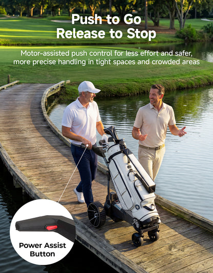 Kemimoto electric golf push cart
