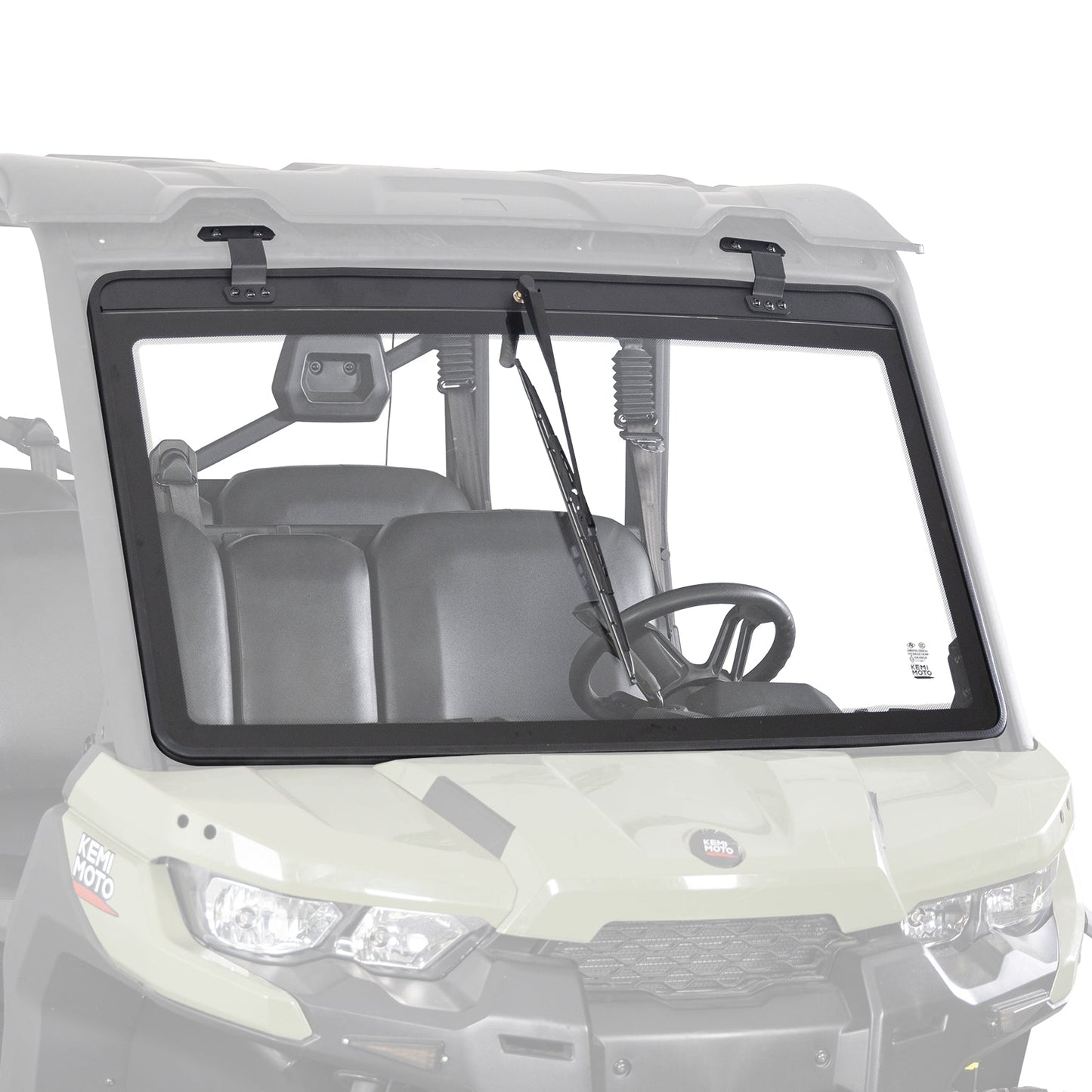 Can-Am Defender Glass Windshield with Manual Wipers (2016â€?026) - Kemimoto