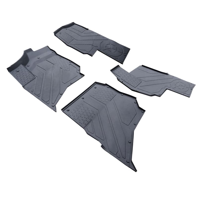 4pcs TPE Floor Mats Anti-Slip Mats for Ranger CREW XD 1500 2024+