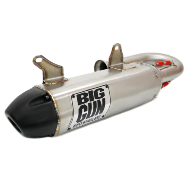 Big Gun Exhaust 08-14 Yamaha Rhino 700 EFI EXO Stainless Slip On Exhaust