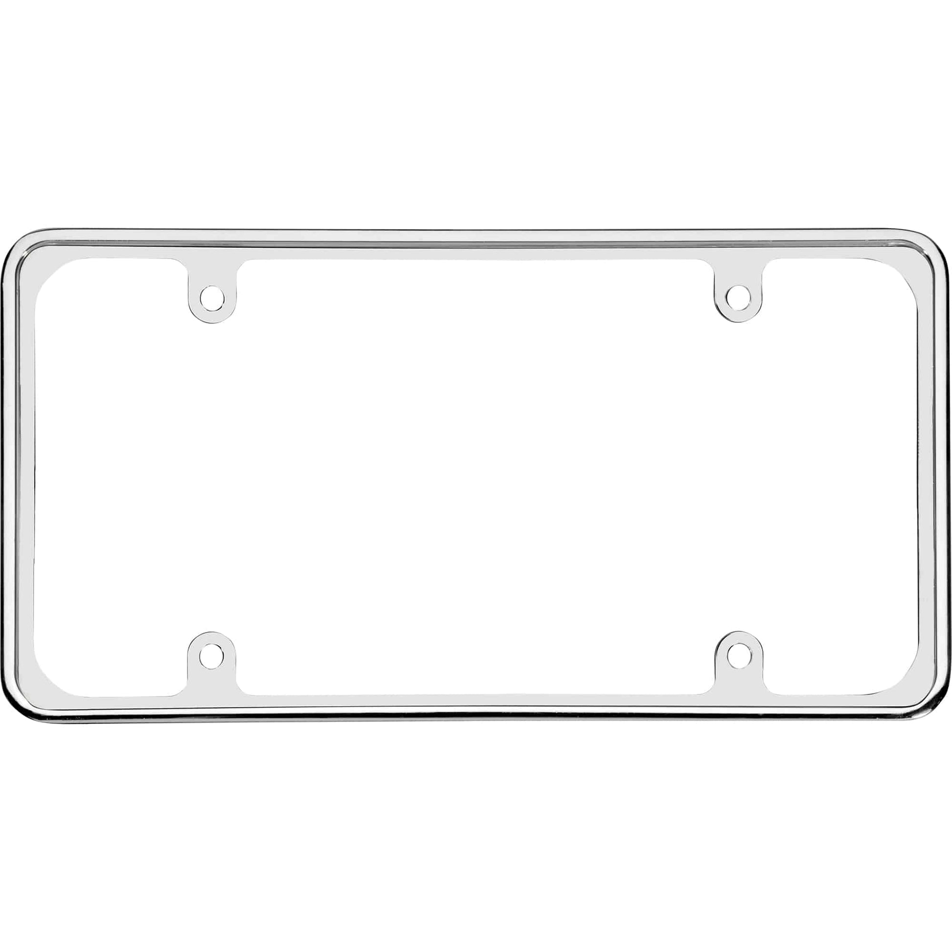 Perimeter License Plate Frame, Chrome