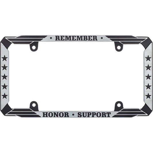 Military Appreciation License Plate Frame, Black