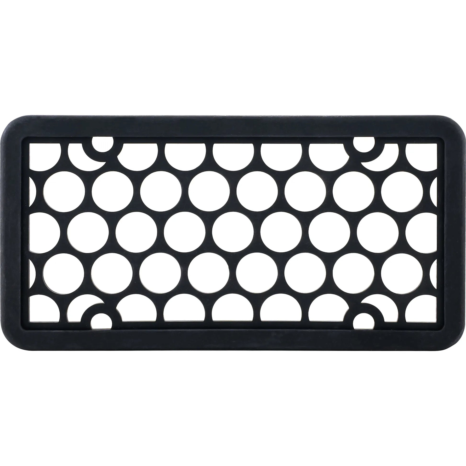Silicone License Plate Frame, Black