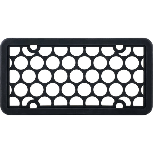 Silicone License Plate Frame, Black