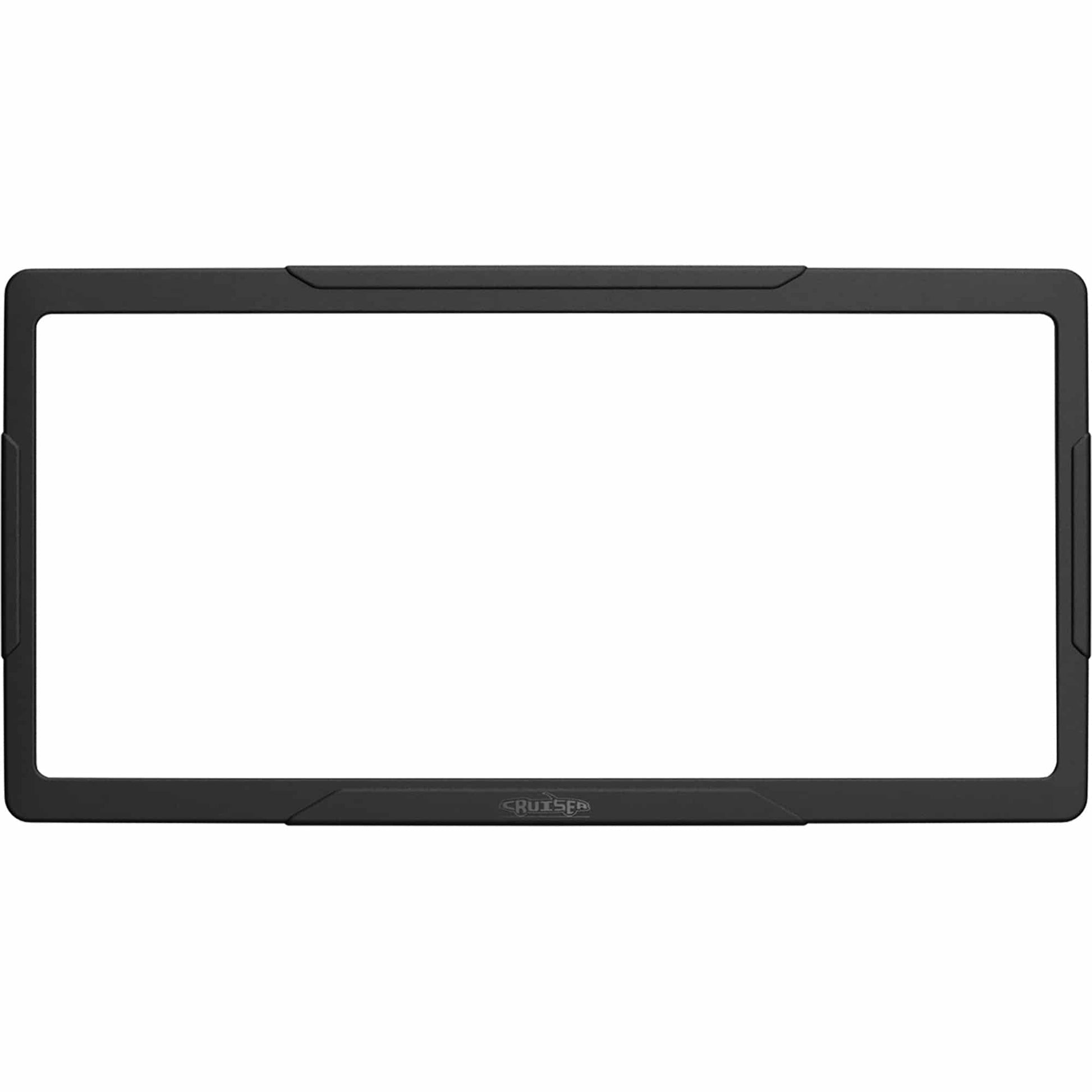 Silicone License Plate Frame, Black