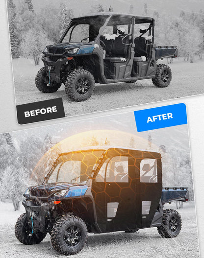 Kemimtoo CFMOTO UForce 1000XL Soft Cab Enclosure Doors